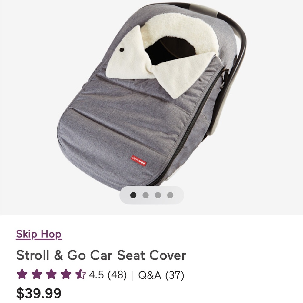 BNWT Skip Hop car seat cover